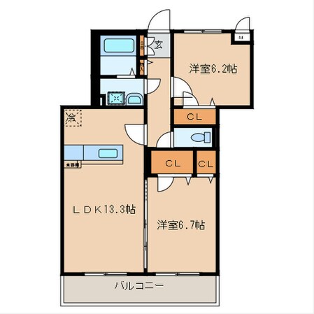 ステラルーチェⅡの物件間取画像